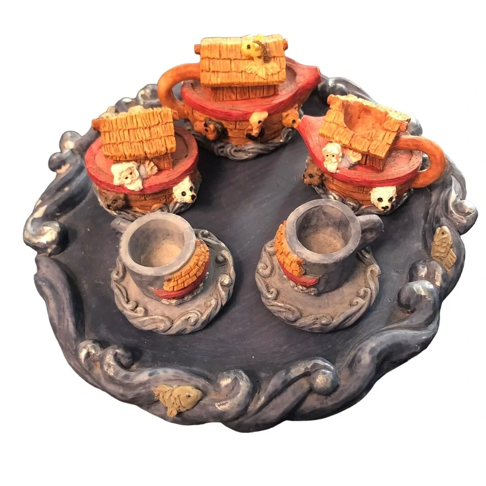 Noah’s Ark Miniature Tea Set